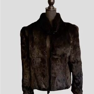 Wilson Black Teddy Jacket with Cropped Design and Plush Material